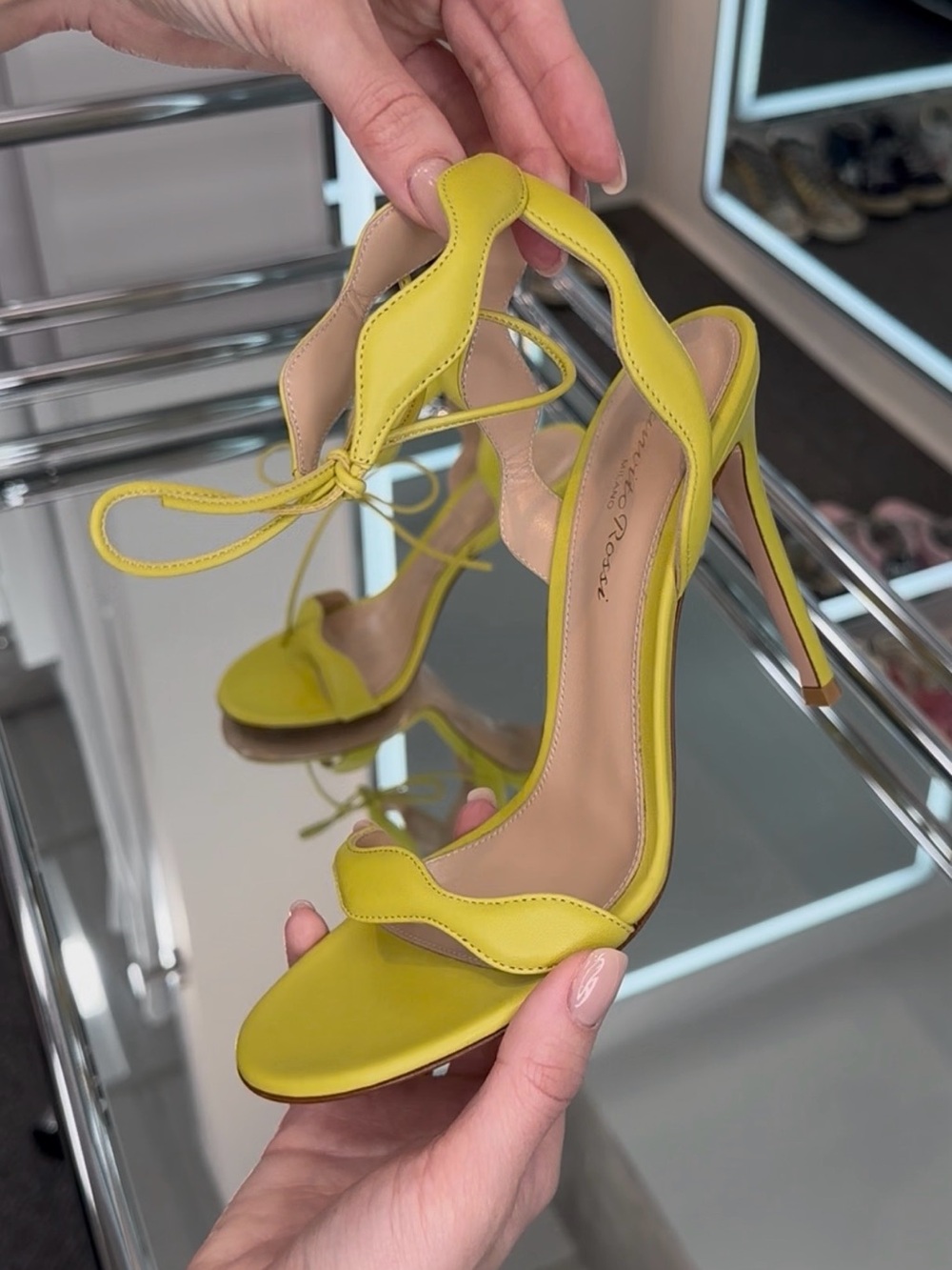 Gianvito Rossi Wave Sandal Heel